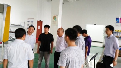 馮區(qū)長(zhǎng)、陶常委等一行到斯塔克參觀(guān)考察